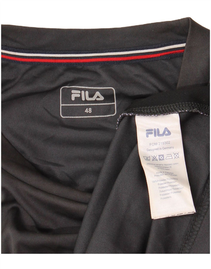 FILA Camiseta para hombre Top IT 48 Poliéster color block gris medio