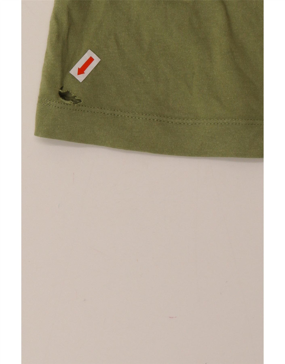 NIKE Camiseta gráfica para hombre Top XS Algodón verde