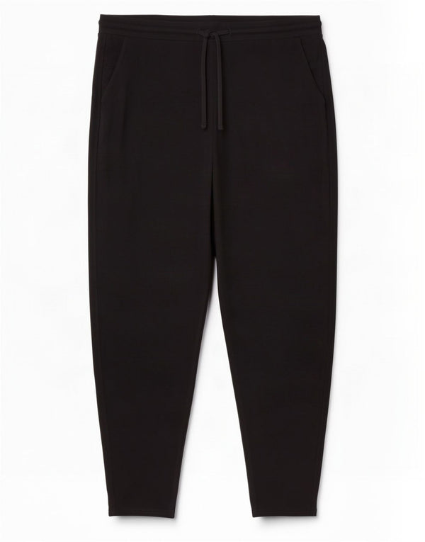 Marks & Spencer Pantalones de chándal para Mujer UK 46 Large Viscosa Negra