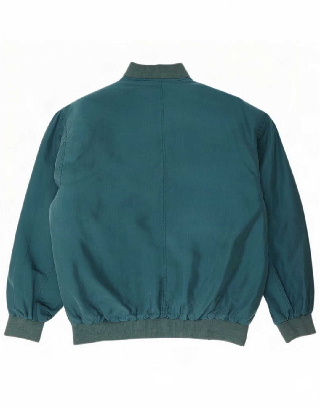 Chaqueta bomber para hombre Rene UK 44 2XL Seda azul
