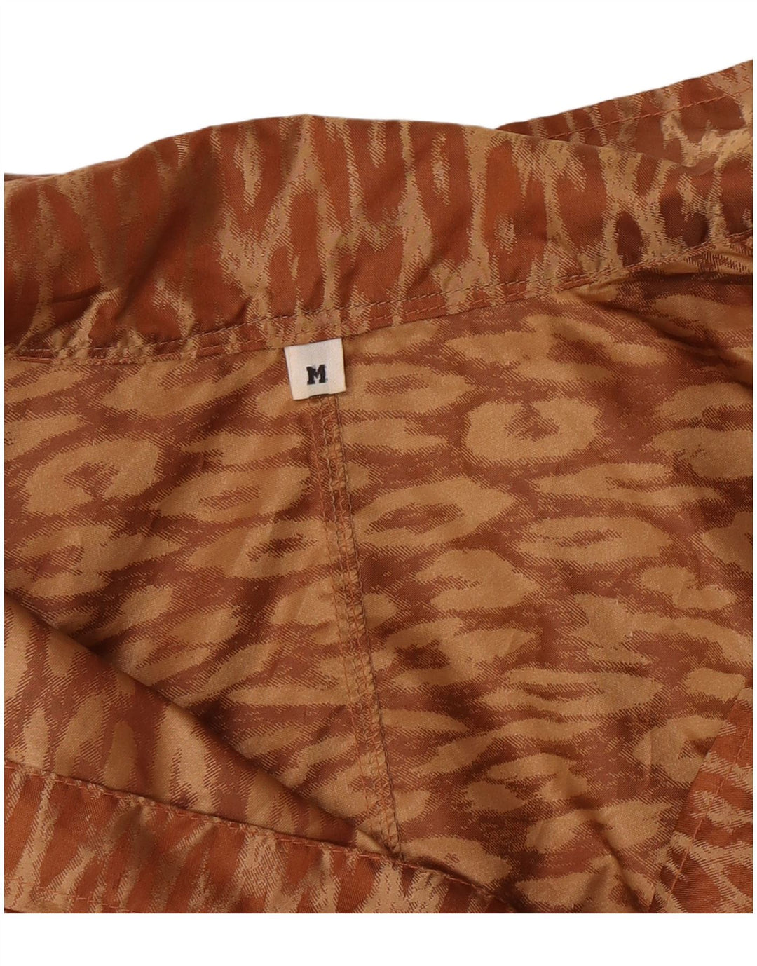 Vintage mujer oversize longline abrigo Reino Unido 14 marrón medio clásico