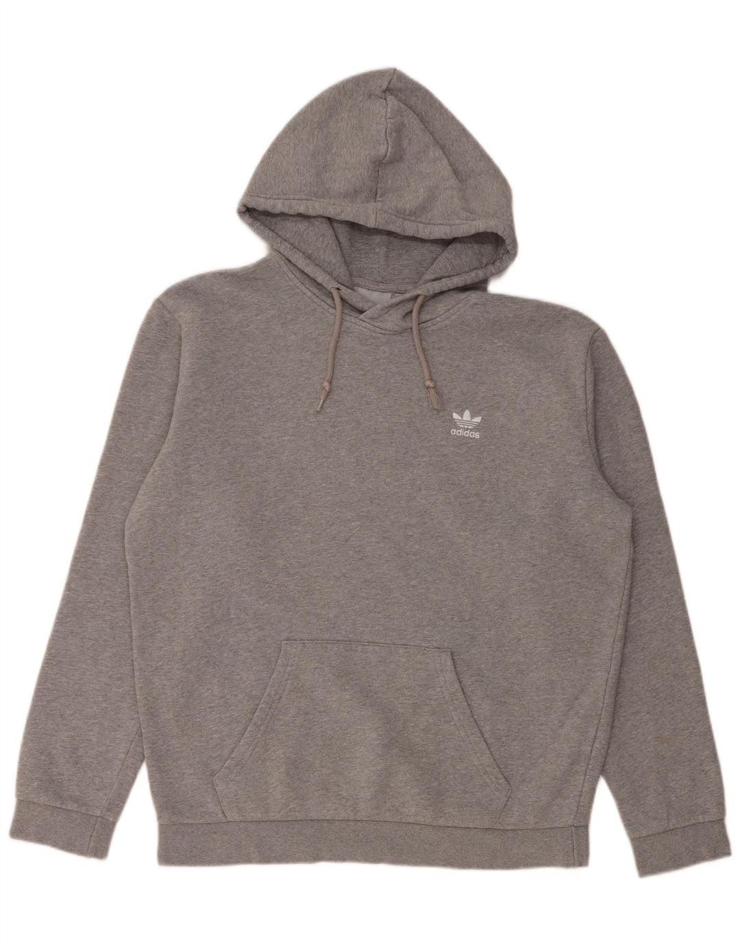 ADIDAS Hombre Sudadera con capucha Jumper Algodón moteado gris medio