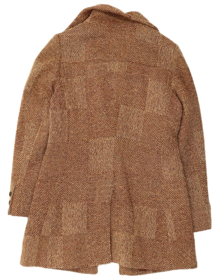 Daniel Hechter Abrigo para mujer UK 8 Small Brown Check