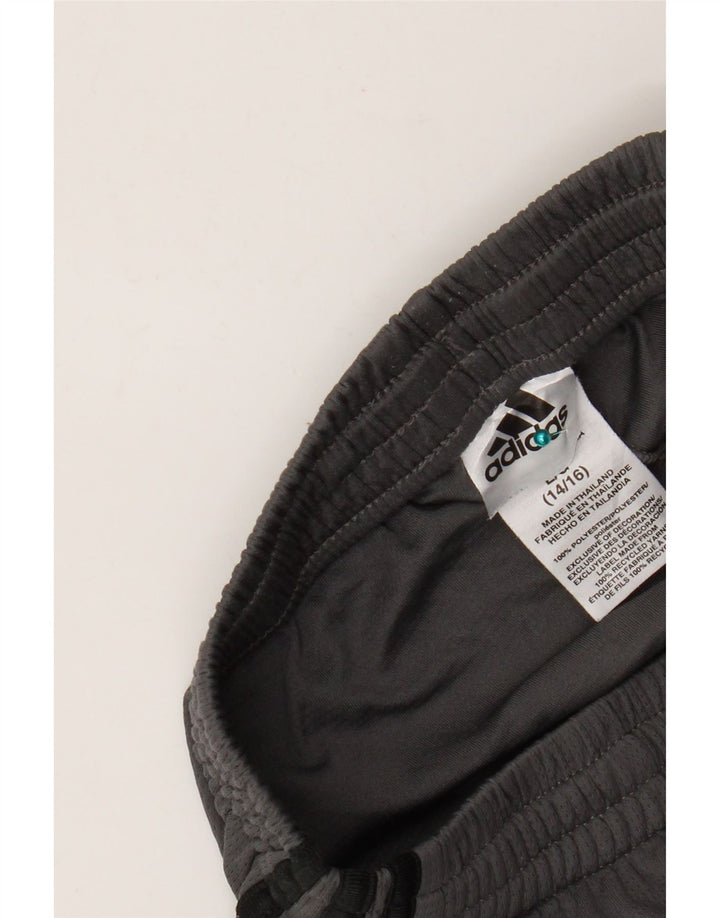 Adidas Pantalones cortos deportivos para niños 14-15 años Grande Gris Poliéster