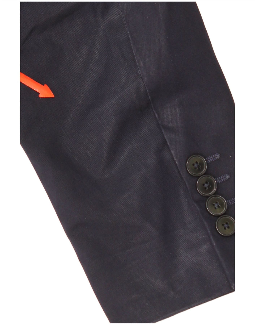 Zara Chaqueta tipo blazer de 2 botones para hombre EU 52 Large Viscosa azul marino