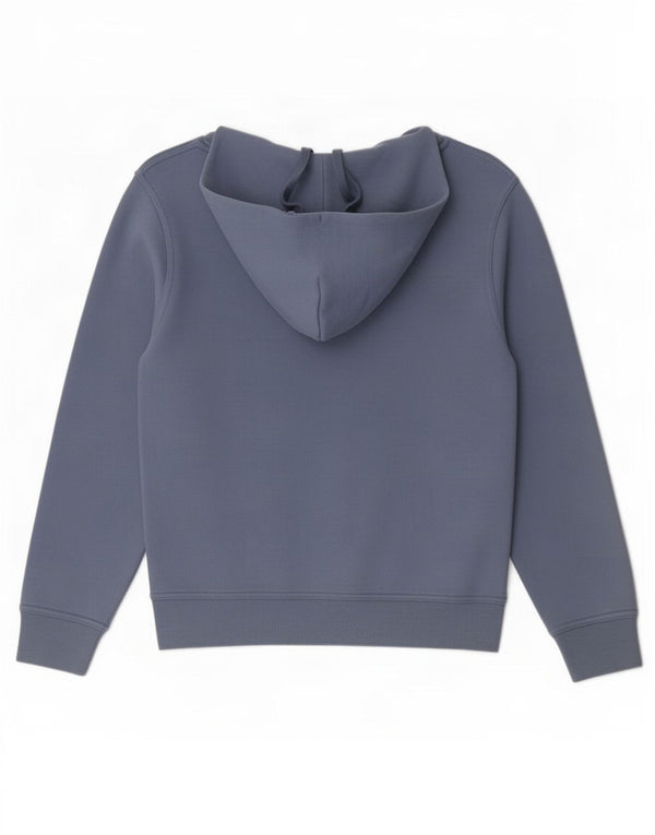 Champion Mens Hoodie Jumper Small Blue Cotton