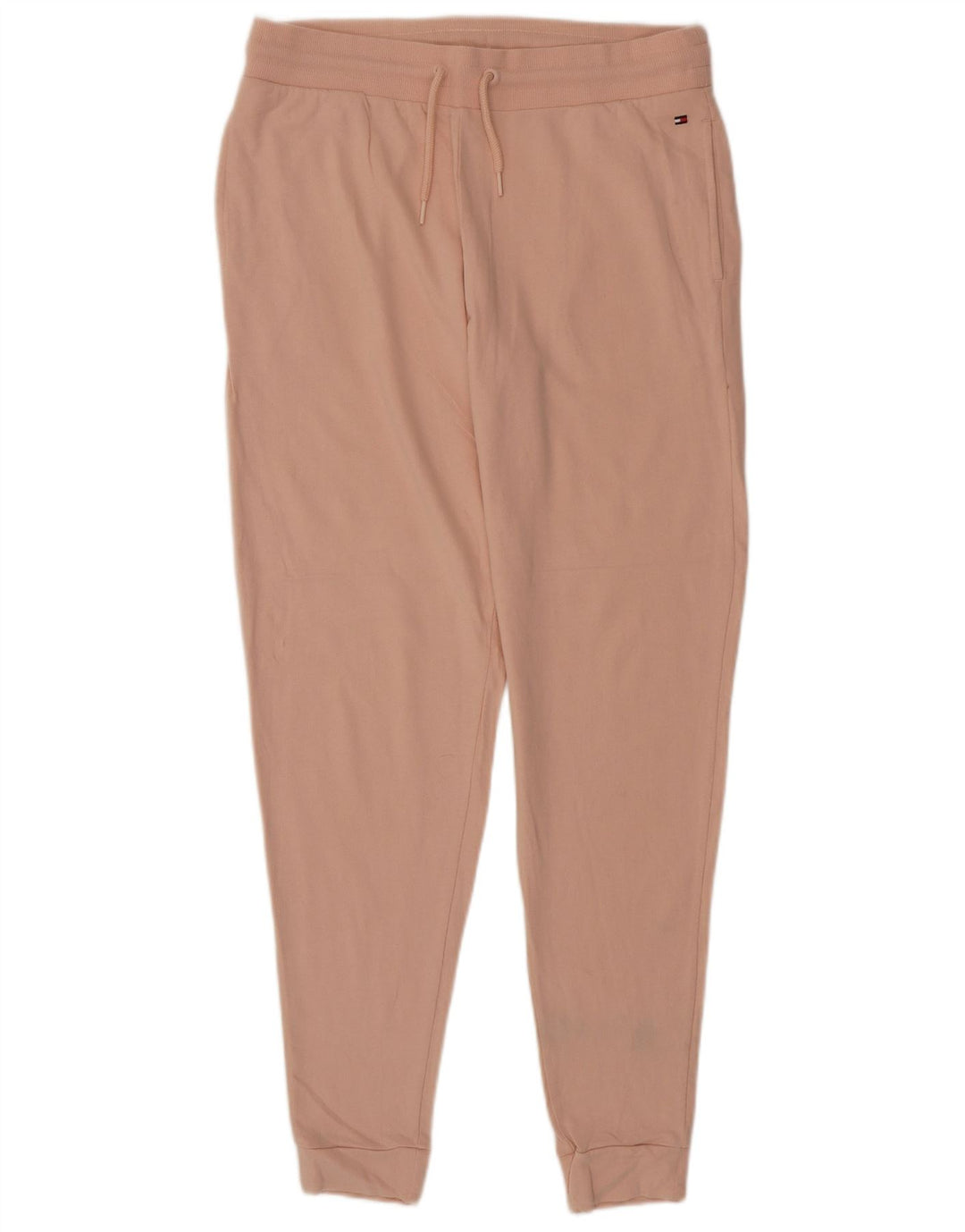 TOMMY HILFIGER Pantalones de chándal para mujer Joggers UK 44 Large Pink Cotton