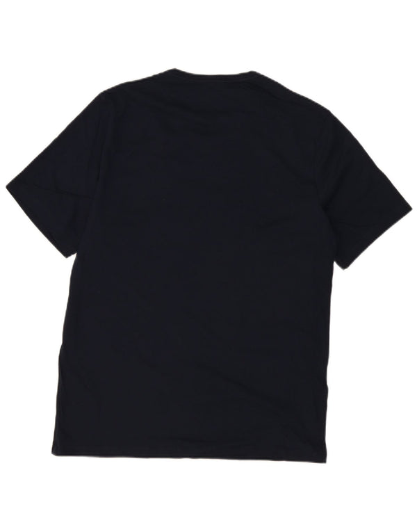 Hugo Boss Hombre Camiseta Top XL Azul Marino Algodón