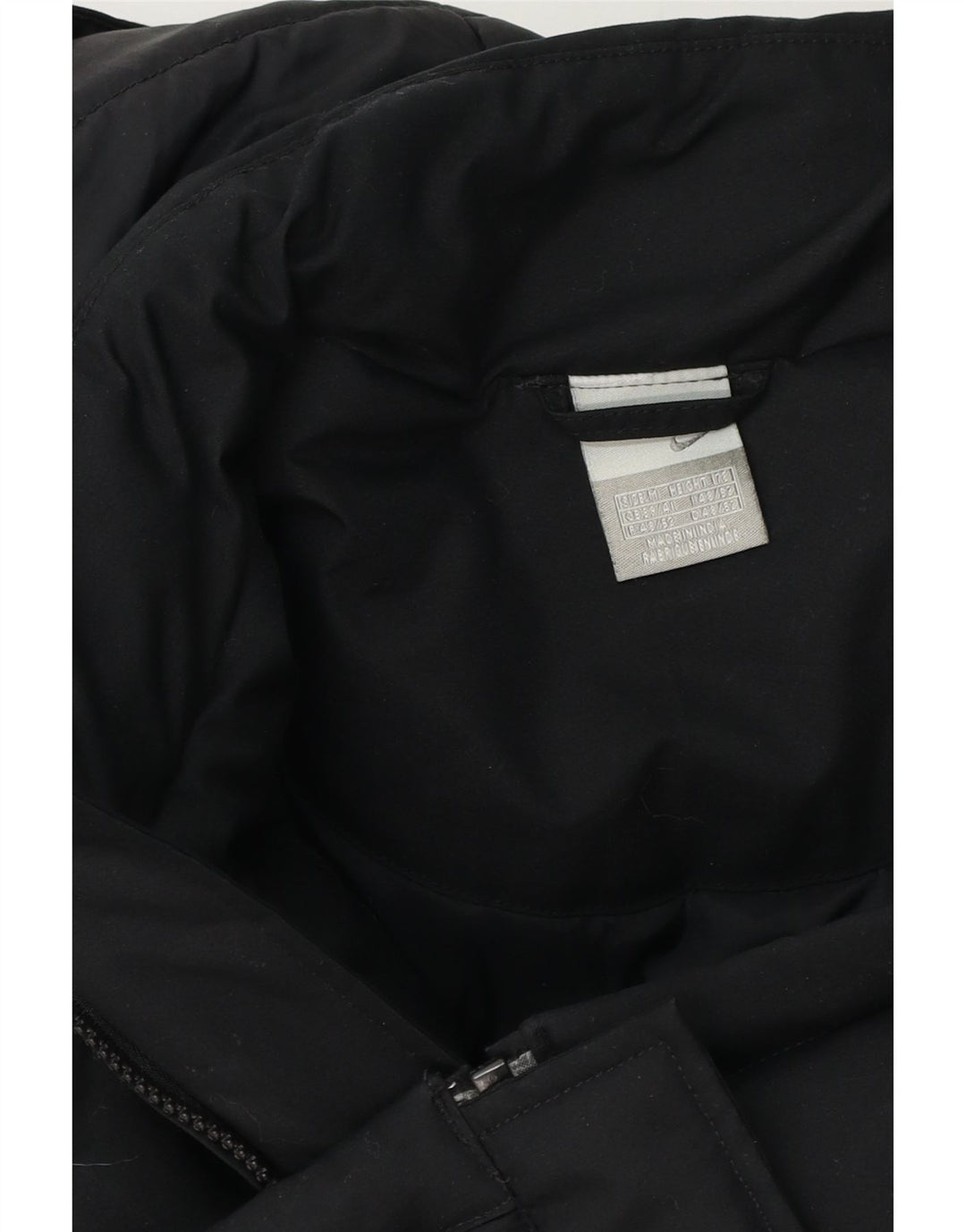 Nike - Chaqueta cortavientos con capucha para hombre, talla 38, color negro