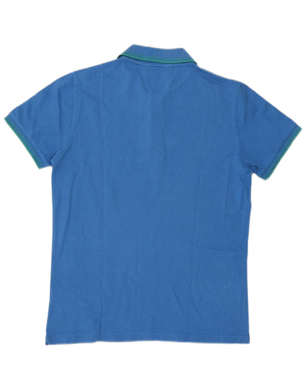 Polo Kappa Hombre De Algodón A Rayas Azul Grande