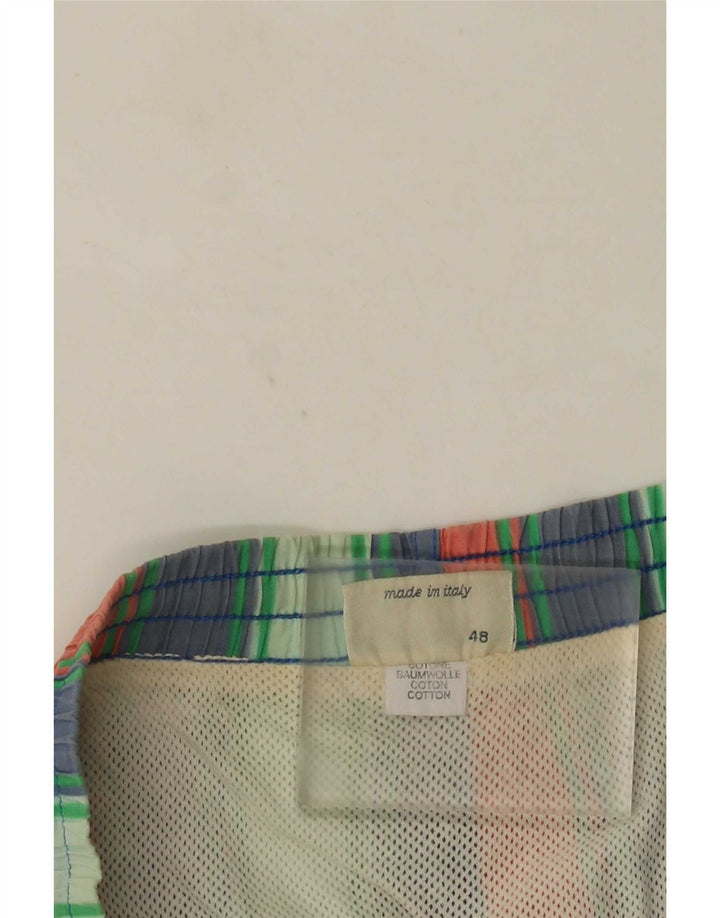 Bañador Hombre Trussardi IT 48 Medium Algodón A Rayas Multicolor