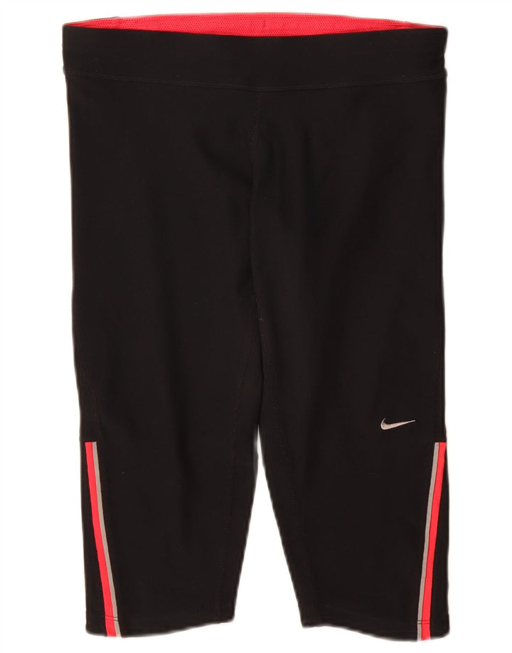 Nike - Leggings capri Dri Fit para mujer, talla 10, color negro