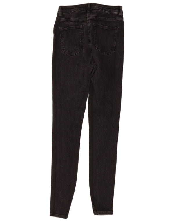 M&Co Vaqueros pitillo para mujer UK 10 Small W26 L28 Algodón negro