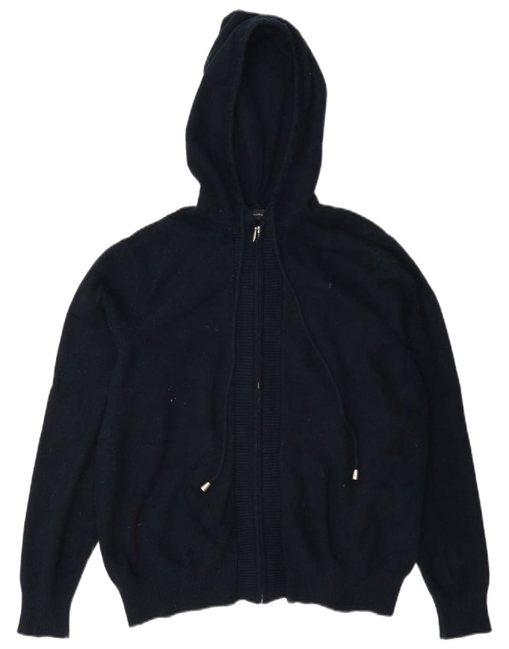 Marks & Spencer - Cárdigan con capucha para mujer, talla 40, tamaño mediano, azul marino