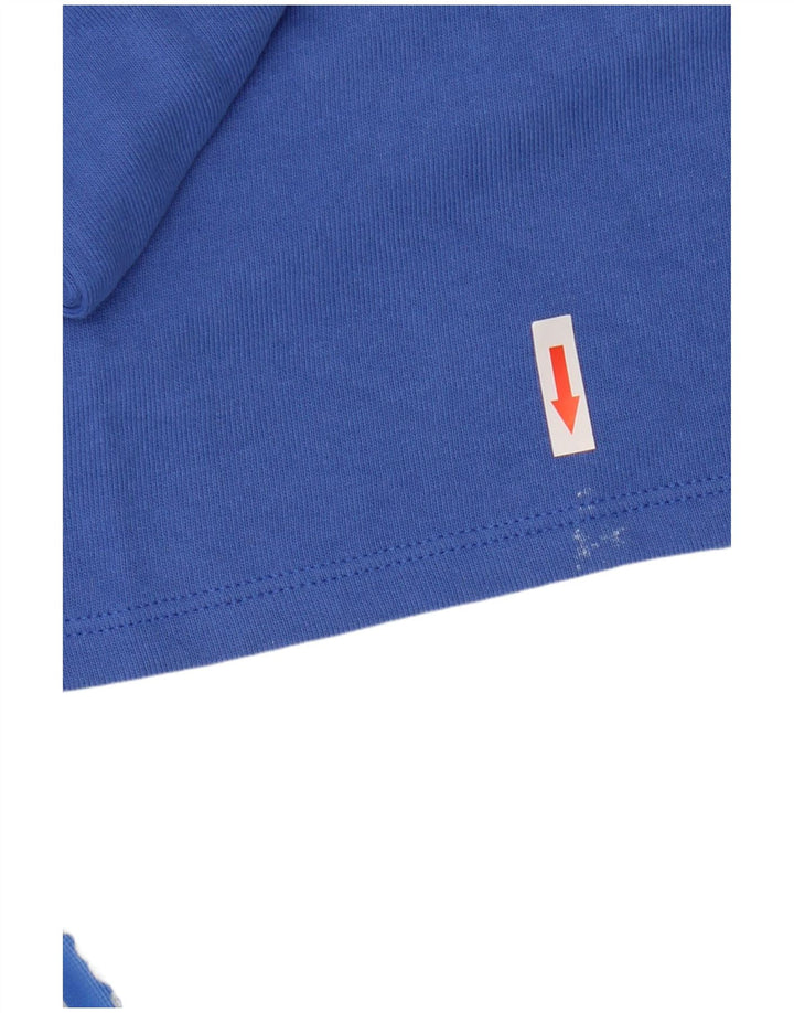Kappa Mujer Tezenis Graphic Sudadera De Gran Tamaño Jersey UK 44 Azul Medio