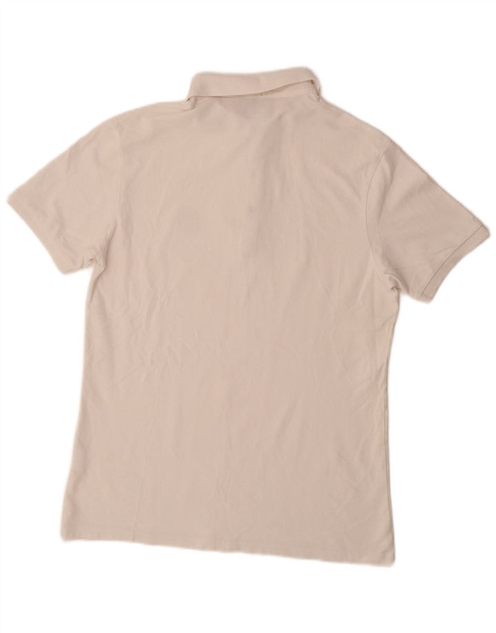 HUGO BOSS Polo slim fit para hombre Algodón blanco grande