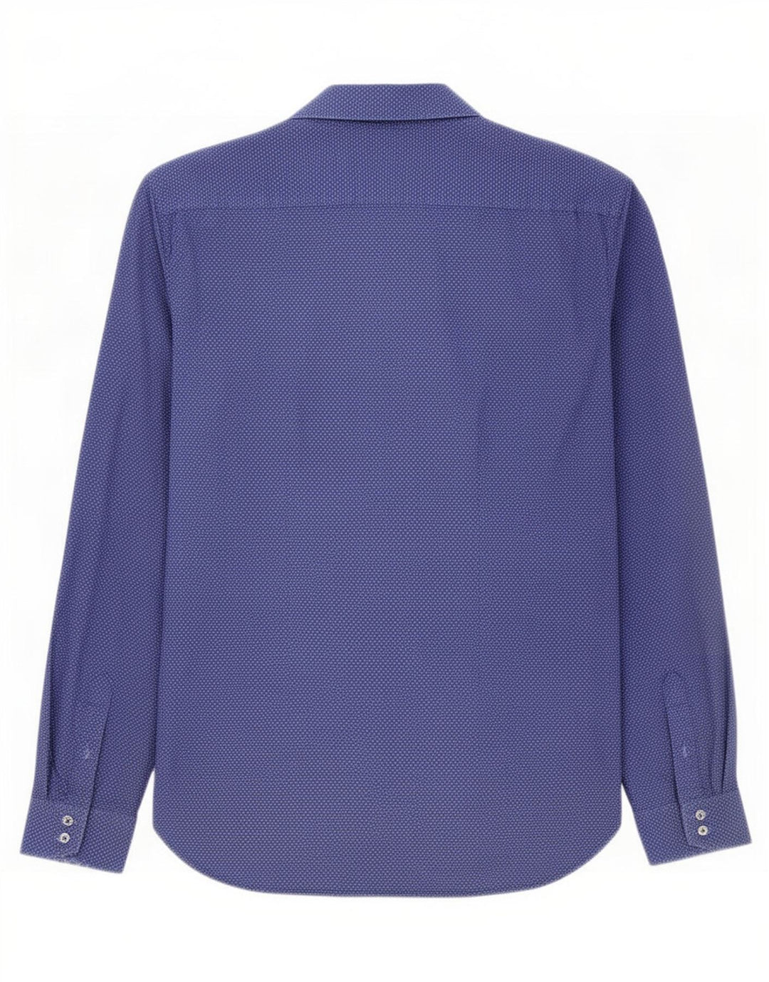 Ted Baker Camisa para hombre Talla 15 Mediana Algodón con manchas azul marino