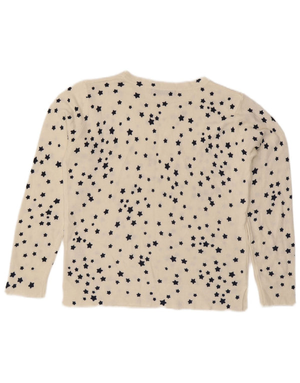 Marks & Spencer Jersey con Cuello Barco para Mujer UK 10 Small White
