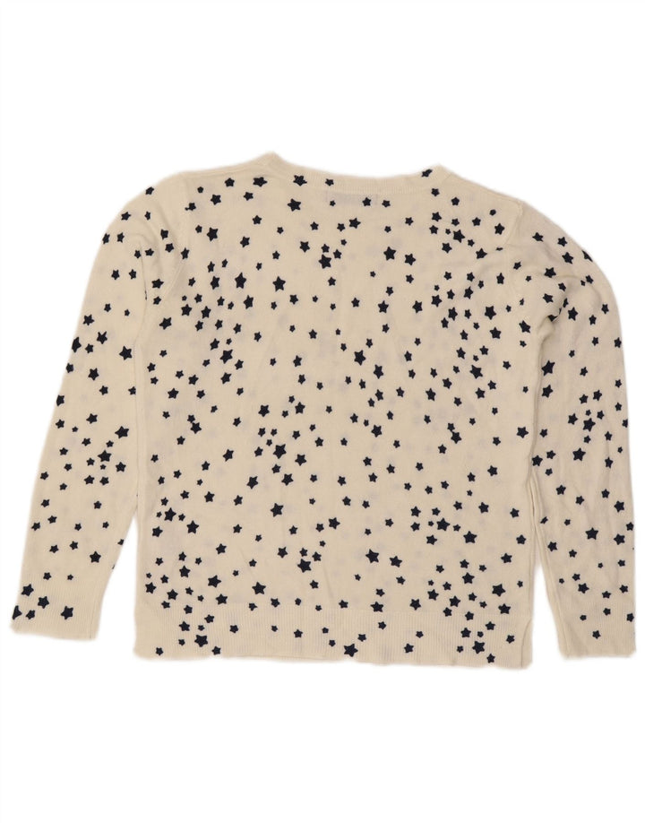 Marks & Spencer Jersey con Cuello Barco para Mujer UK 10 Small White