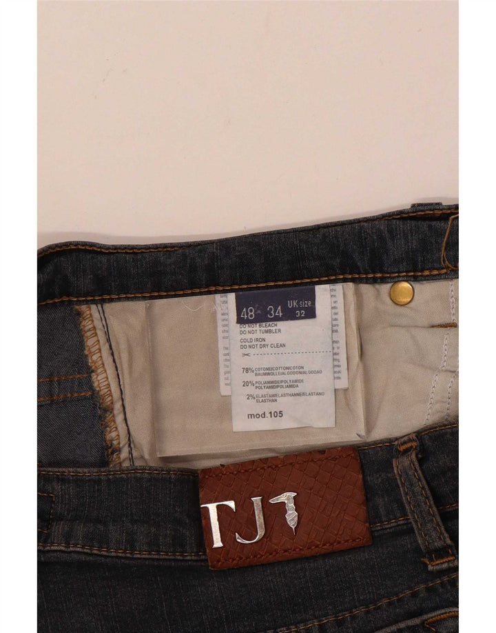 Vaqueros Trussardi Mujer Rectos W32 L31 Azul Algodón