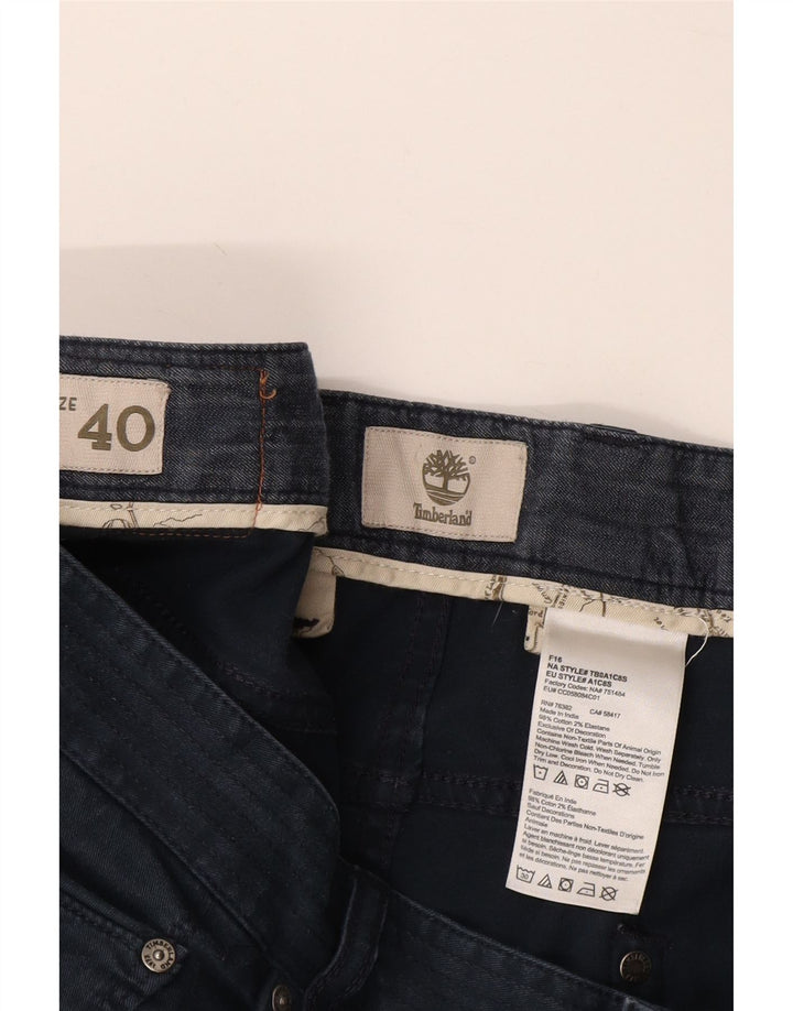 Timberland Jeans Slim para Hombre W40 L34 Algodón Azul Marino