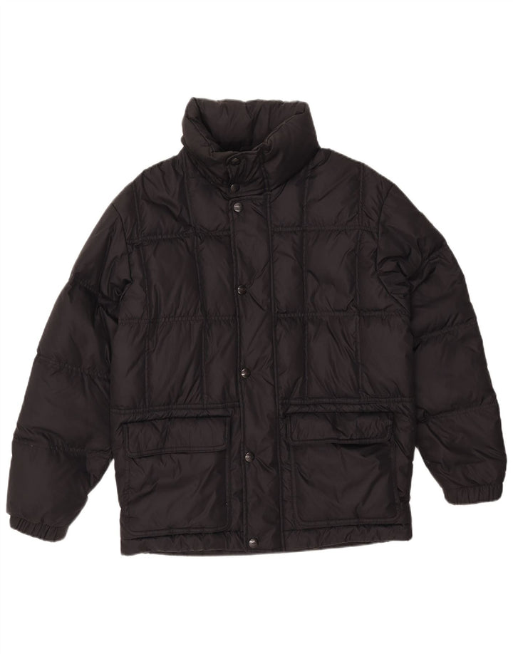 FILA Chaqueta acolchada holgada con capucha para hombre IT 44 XS Black