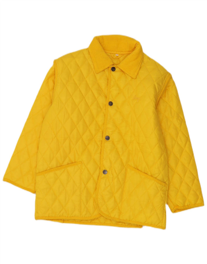Brugi Chaqueta acolchada para hombre UK 40 Large Poliamida amarilla