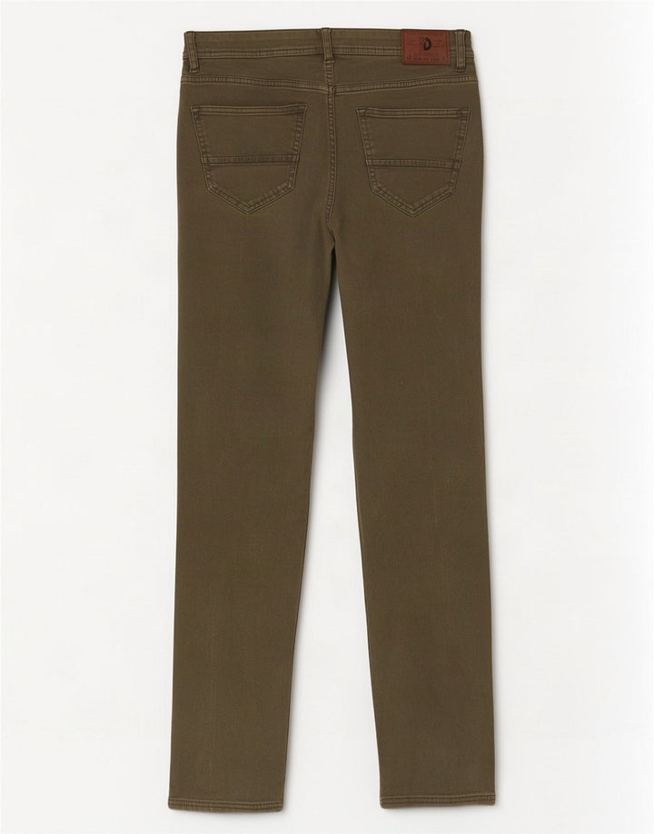 Dack's Jeans ajustados para hombre IT 50 Large W34 L30 Algodón caqui