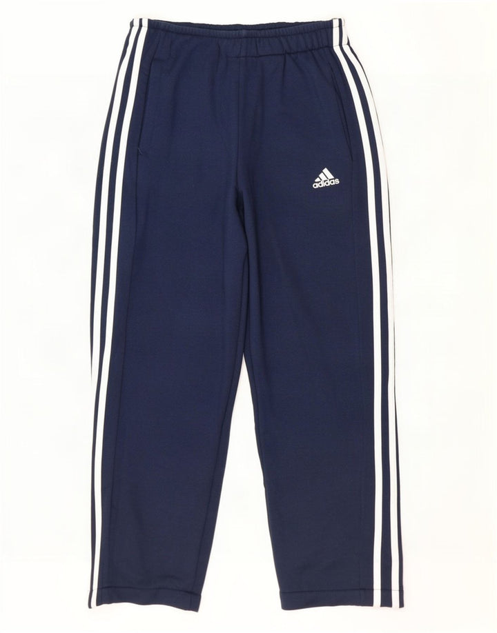Adidas Mens Climalite Chándal Pantalones Pequeños Azul Marino Poliéster