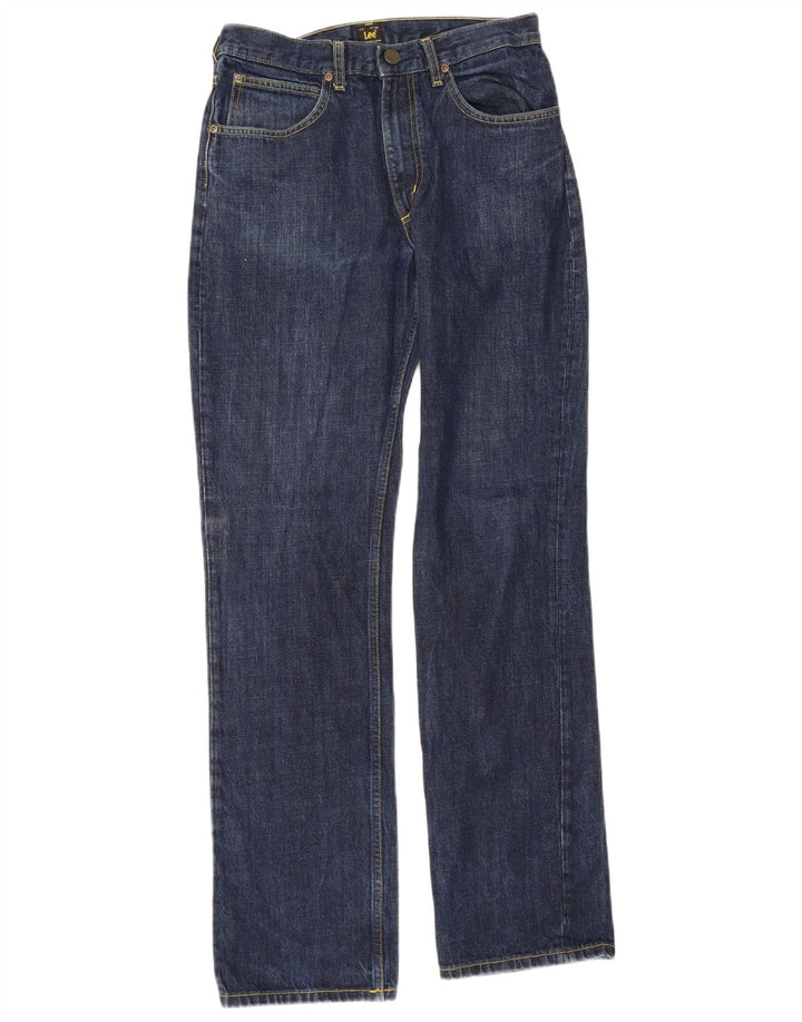 Lee Vaqueros Rectos Brooklyn Para Hombre W31 L34 Algodón Azul