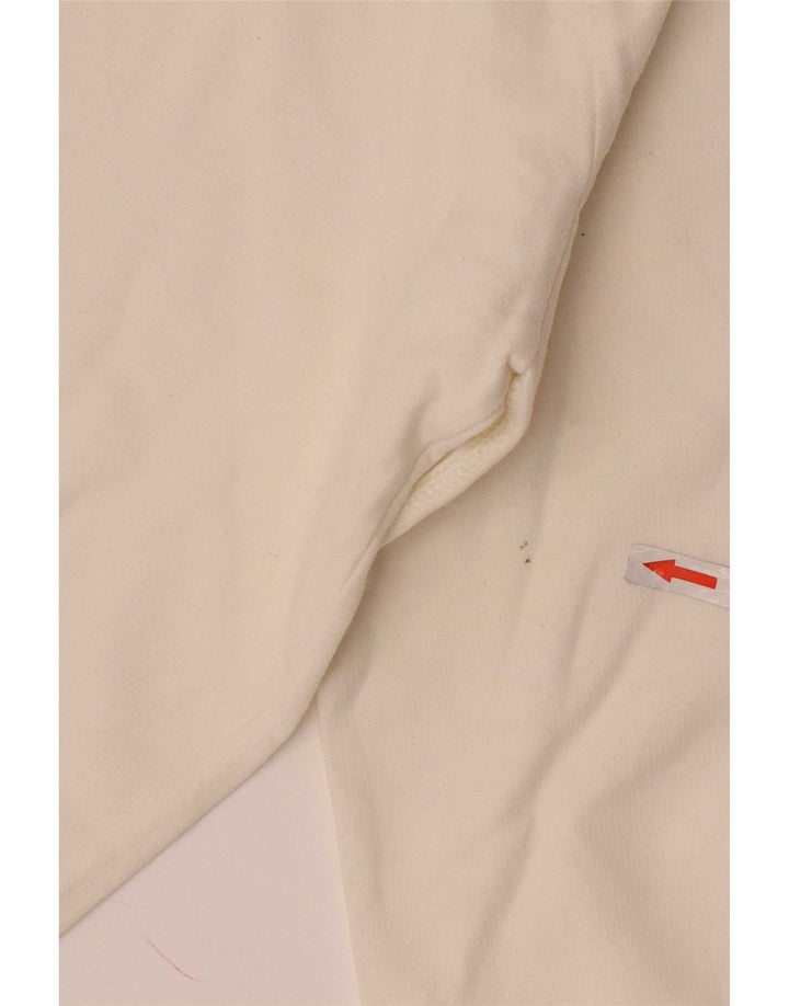 North Sails Hombre Sudadera Gráfica Jersey De Algodón Blanco Mediano