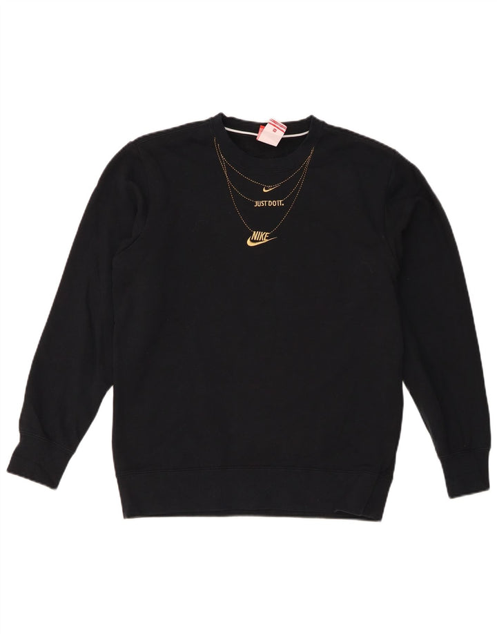 Nike - Sudadera con gráfico para hombre (talla XS), color negro