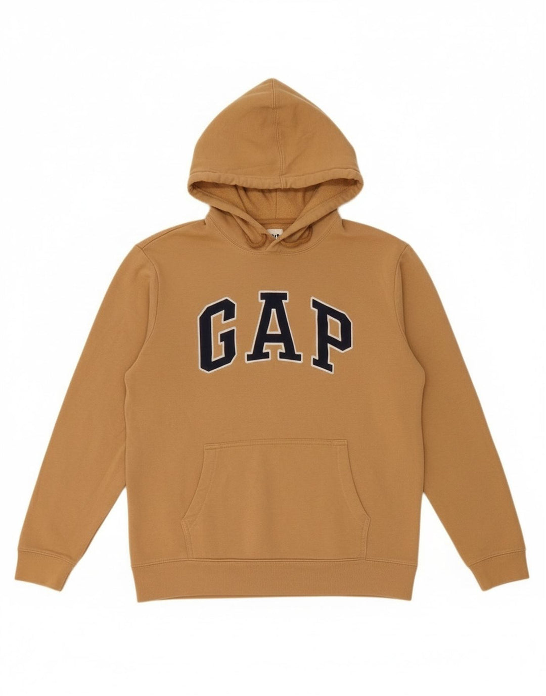 Gap Hombre Sudadera Con Capucha Gráfica Jersey Pequeño De Algodón Beige