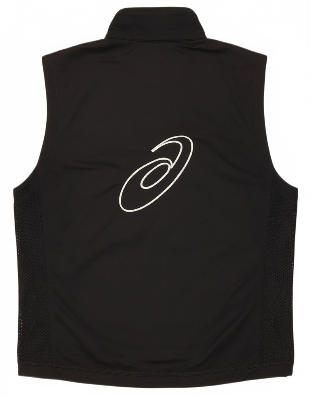 Asics Mens Graphic Sin Mangas Chándal Top Chaqueta Grande Negro