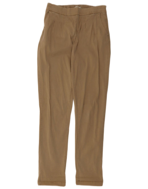White Stuff Pantalones chinos ajustados para mujer UK 10 Small W28 L29 Algodón beige