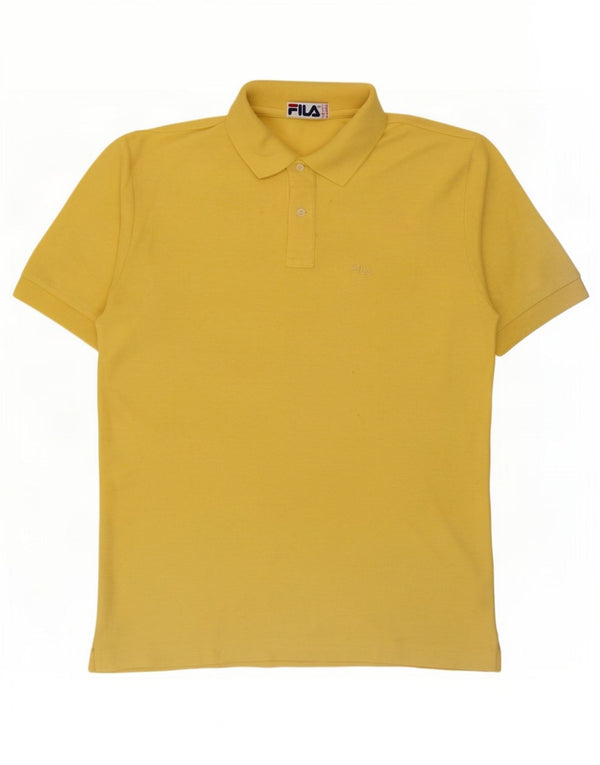 Polo Fila Hombre IT 50 Algodón Amarillo Medio