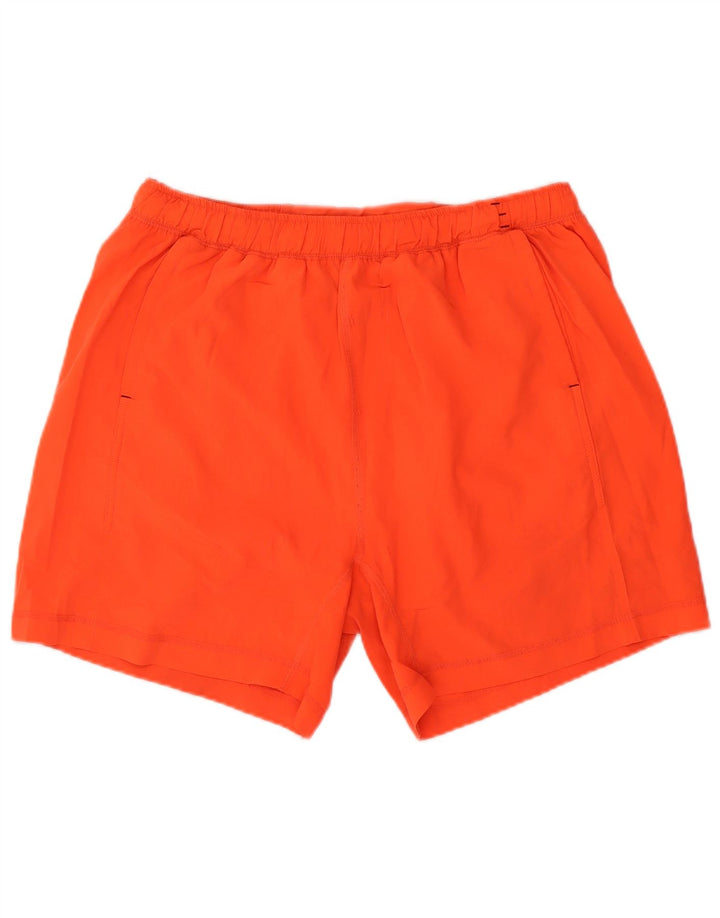 FILA Pantalones cortos deportivos para hombre poliéster naranja grande