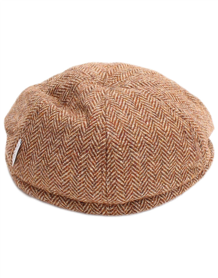 Conte of Florence - Gorra plana para hombre, color beige medio, diseño de espiga, clásica