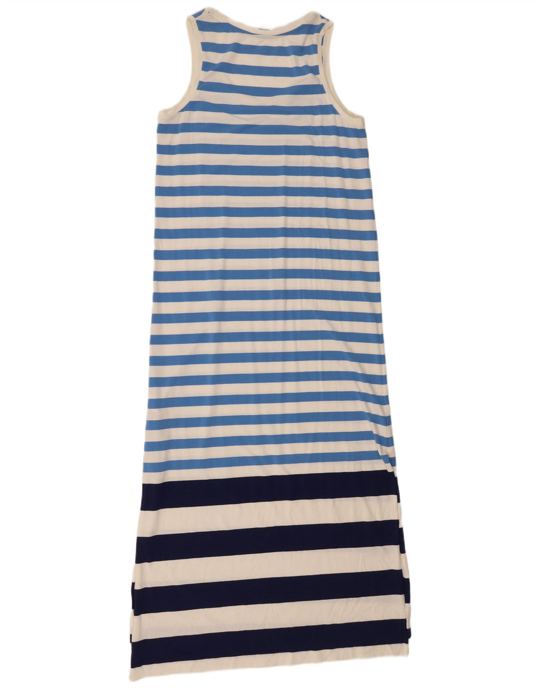 VINEYARD VINES Vestido tipo camiseta sin mangas para mujer UK 10 Small Blue Stripes
