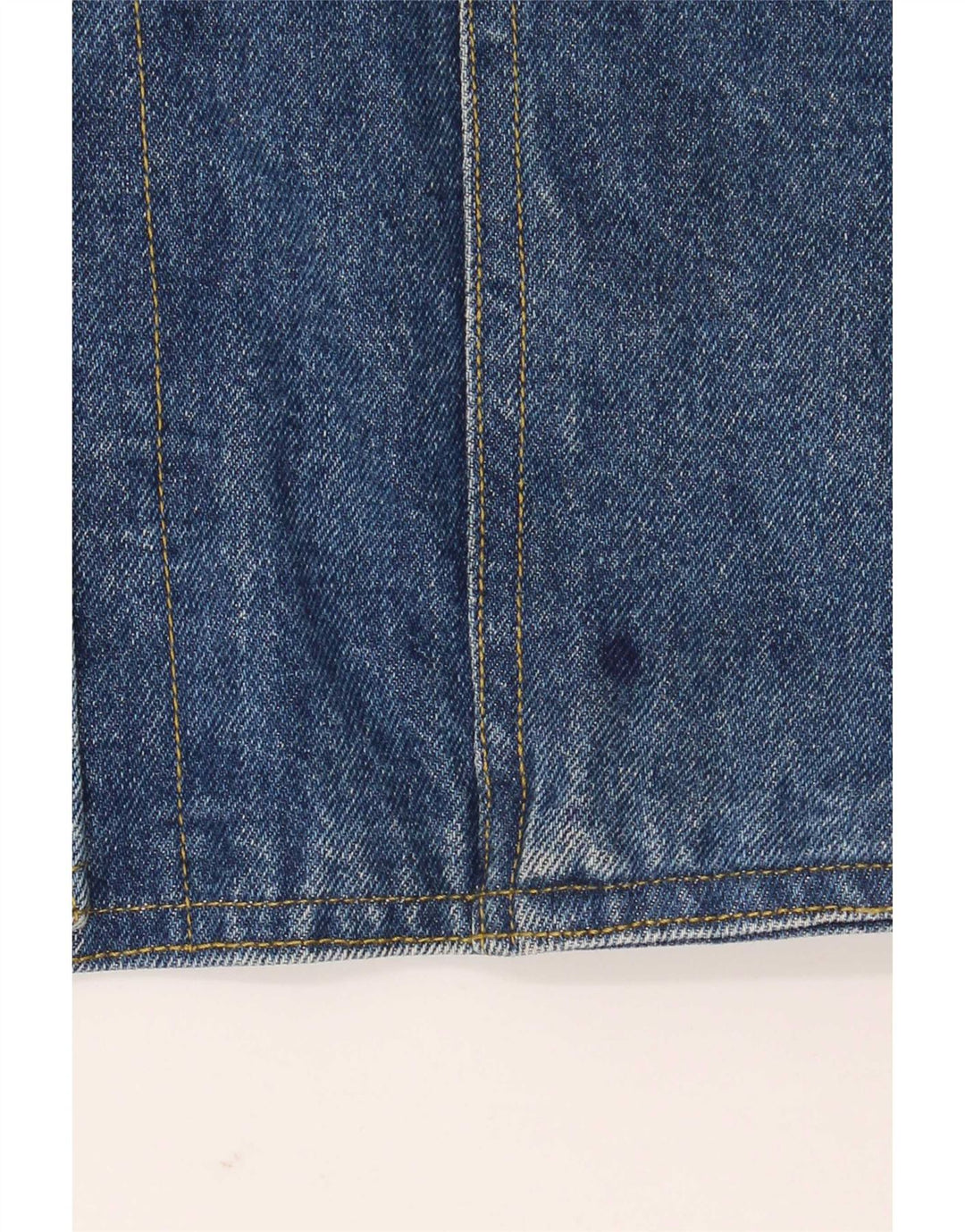Vintage mujer oversize 2 botones denim Blazer chaqueta Reino Unido 18 XL azul