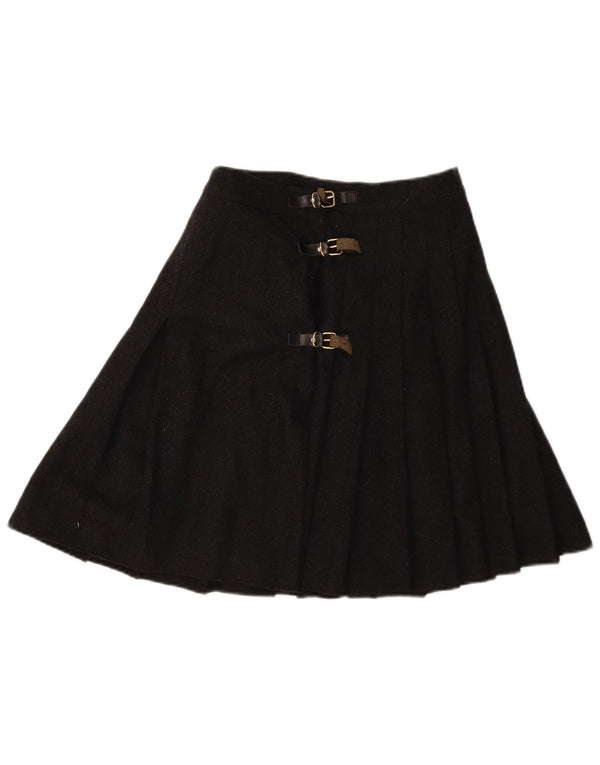 Falda plisada para mujer i Blues IT 44 Medium W28 Lana negra