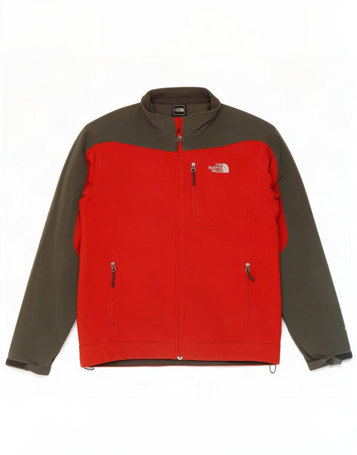 The North Face Chaqueta cortavientos para hombre Reino Unido 40 Grande Rojo Colorblock