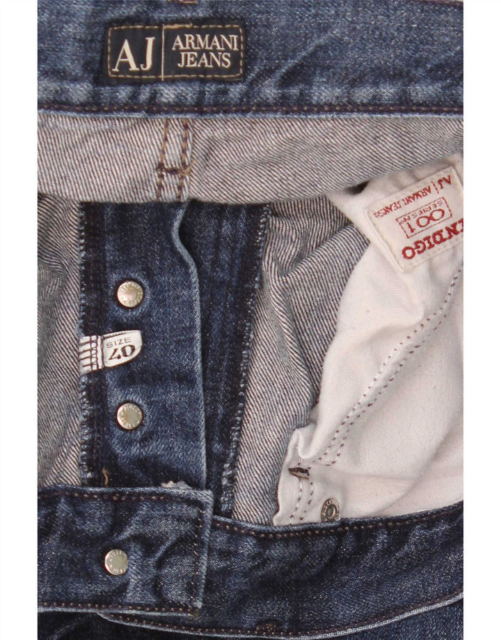 Vaqueros Armani Hombre Rectos W40 L30 Azul