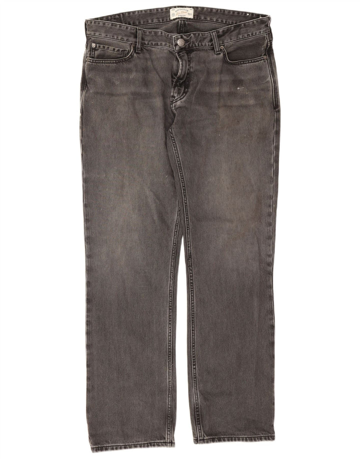 Vaqueros rectos para hombre Fat Face W36 L32 Algodón gris