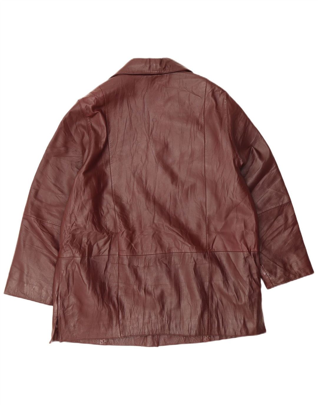 Abrigo Morena Mujer Piel EU 44 XL Burdeos