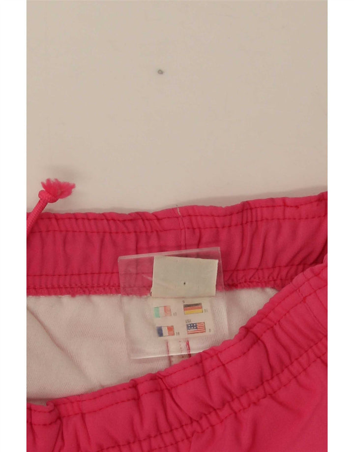 Ellesse Pantalones de chándal con estribo para mujer US 8 mediano rosa