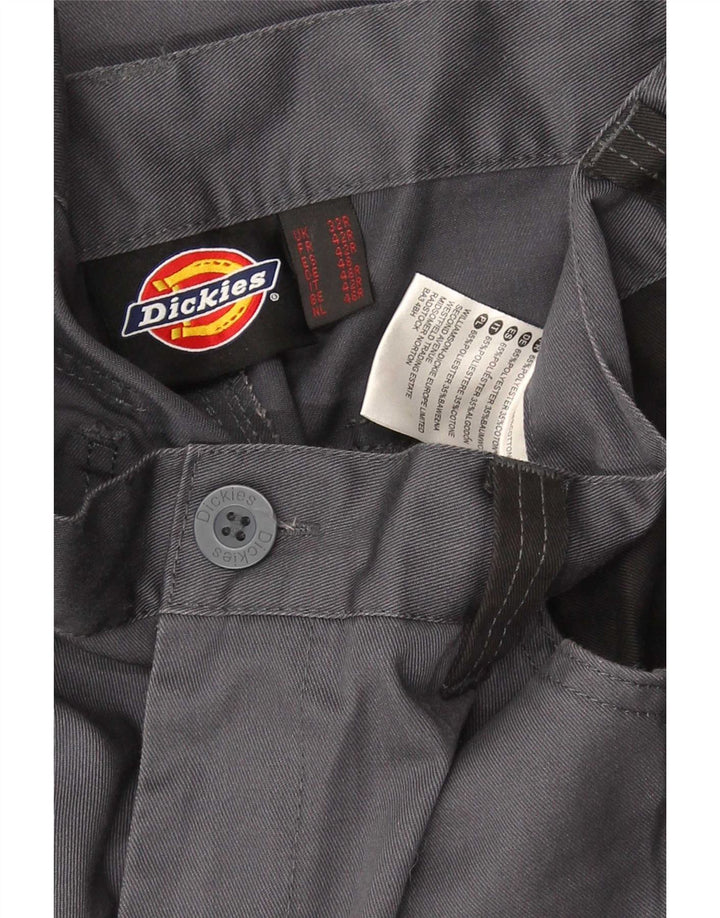 Dickies Pantalones cargo rectos para hombre W32 L30 Poliéster color gris