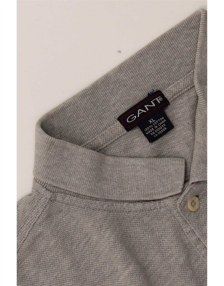 Gant Polo Hombre XL Algodón Gris