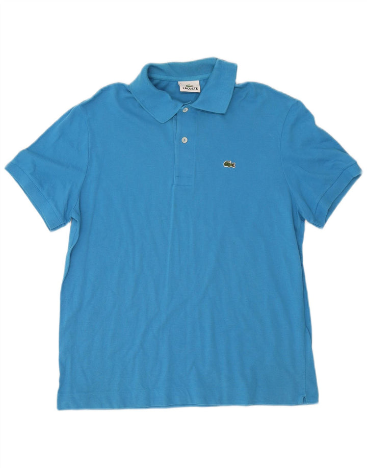 Polo Lacoste para hombre talla 5 grande algodón azul