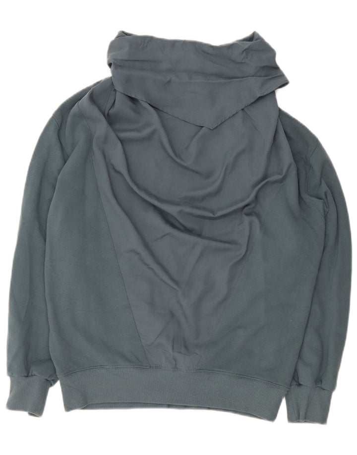 Zara Mujer Sudadera Oversize Jersey UK 10 Small Gris Algodón
